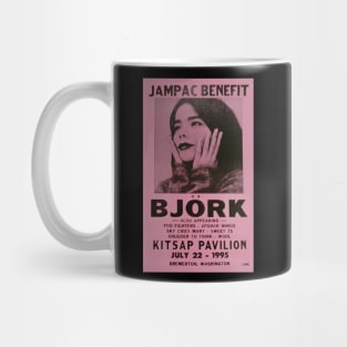 Bjork concert panflet Mug